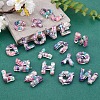 Alphabet Pendant Earring DIY Making Kit DIY-SZ0006-07-3