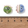Handmade Porcelain Beads PORC-WH0006-02-3