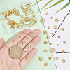 100Pcs 10 Styles 304 Stainless Steel Bead Caps STAS-UN0042-73-4