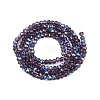 Electroplate Glass Beads Strands EGLA-A044-T2mm-L15-3