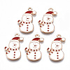 Alloy Enamel Pendants X-ENAM-Q442-041-RS-1