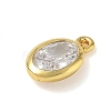 Brass Pave Cubic Zirconia Charms KK-CBA74BF-02G-04-2