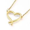 Brass Cubic Zirconia Pendant Necklaces & Stud Earrings Jeweley Sets SJEW-L154-12-4