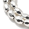 Synthetic Magnetic Hematite Beads Strands G-P518-07P-2