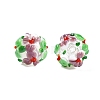 Handmade Two-Tone Lampwork Beads X-LAMP-T022-01A-12-3