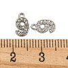 304 Stainless Steel Pendants STAS-L080-002P-09-3