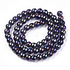 Electroplate Transparent Glass Beads Strands LS-GLAA-T032-T8mm-AB03-2