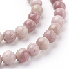 Natural Rhodonite Beads Strands X-G-G099-6mm-33-3