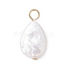 Natural Keshi Pearl Pendants PALLOY-JF04240-02-3