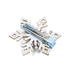 Christmas Party Hair Accessories AJEW-S088-08B-2
