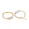 304 Stainless Steel Hoop Earrings EJEW-O096-12B-G-2