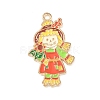 Thanksgiving Day Alloy Enamel Pendants ENAM-I076-01G-03-1