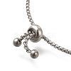 Non-Tarnish 304 Stainless Steel Box Chain Slider Bracelets LS-BJEW-M233-05P-3
