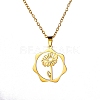Stainless Steel Pendant Necklace PW-WG26640-03-1