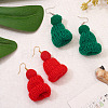 Handmade Wool Woven Hat Decoration AJEW-NB0001-16-5