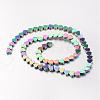 Electroplate Non-magnetic Synthetic Hematite Bead Strands G-F300-23C-02-2