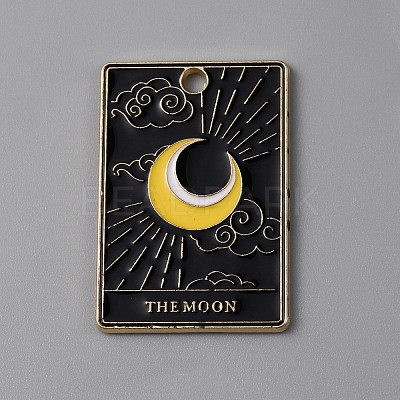 Halloween Alloy Enamel Pendants ENAM-CJC0002-33KCG-02-1