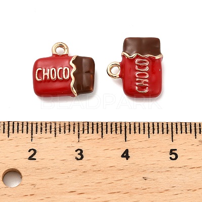 Alloy Enamel Pendants PALLOY-R155-01G-02-1