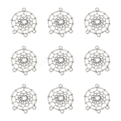Tibetan Style Alloy Chandelier Components Links TIBE-TAG0001-01-1