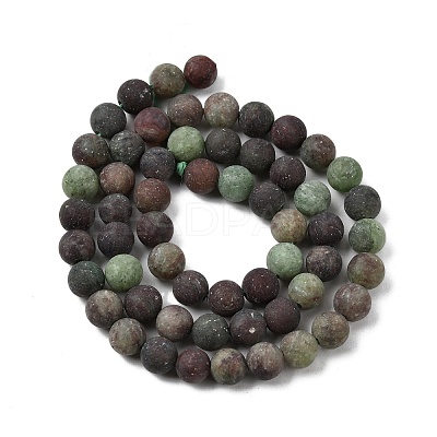 Natural Green Opal Beads Strands G-H045-A03-8MM-01-1