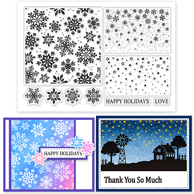 Custom Summer Theme PVC Plastic Clear Stamps DIY-WH0631-0443-1