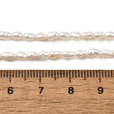 Natural Cultured Freshwater Pearl Beads Strands PEAR-I007-01J-01A-1