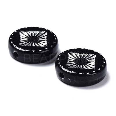 Opaque Acrylic Beads OACR-G016-07B-1