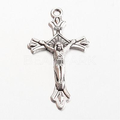 Tibetan Style Alloy Pendants TIBE-T003-010AS-LF-1