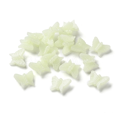 Luminous Opaque Acrylic Beads OACR-Z027-07-1