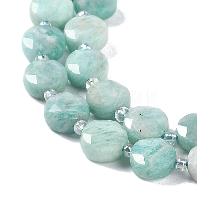 Natural Amazonite Beads Strands G-N342-18-1