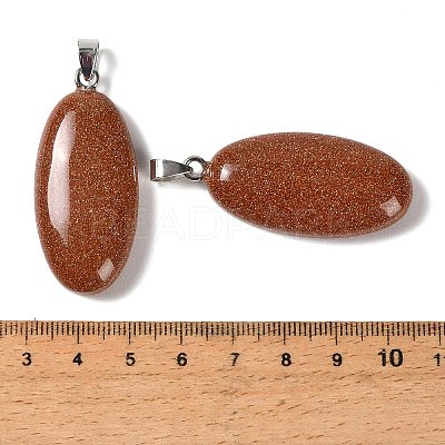 Synthetic Goldstone Pendants GG-CBACB71-01P-17-1