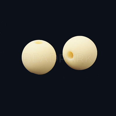 Rubberized Style Acrylic Beads X-MACR-S281-47-8mm-1