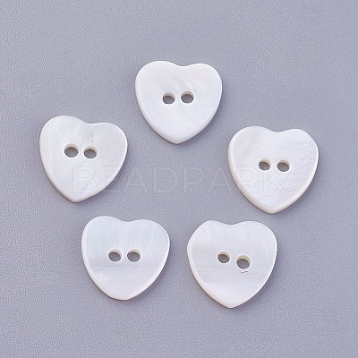2-Hole Shell Buttons BSHE-P026-19-1