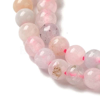 Natural Morganite Beads Strands G-B090-A24-03-1