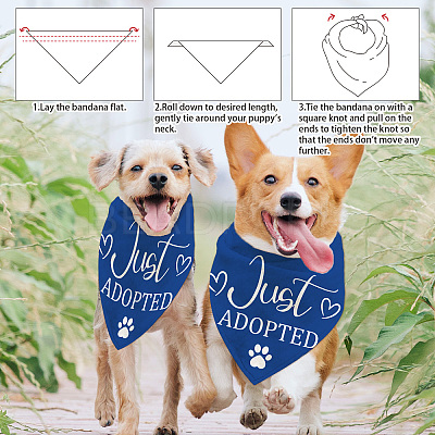 Cotton Dog's Kerchief AJEW-WH0503-021-1