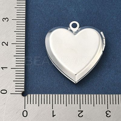 Heart Brass Locket Pendants LS-KK-K414-12B-S-1