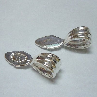 Brass Pendant Bails X-KK-Q185-N-1