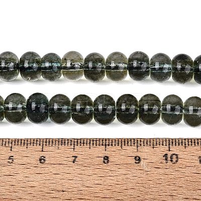 Crackle Transparent Glass Beads Strands GLAA-N074-02B-07-1