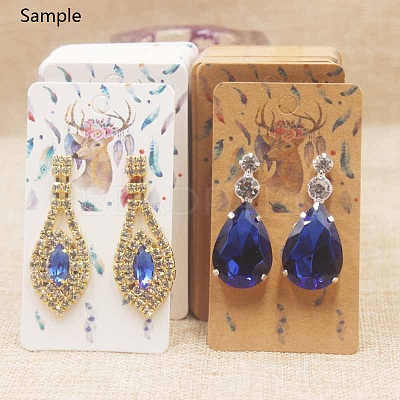 Cardboard Earring Display Cards CDIS-F003-01B-1