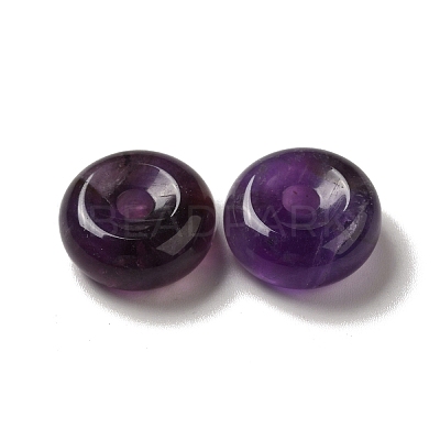 Natural Amethyst European Pendants G-M397-01C-1