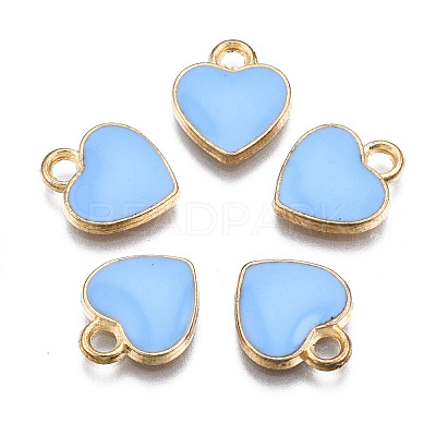 Alloy Enamel Charms X-ENAM-S121-041D-1