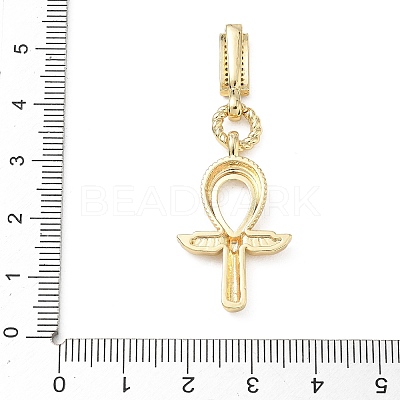 Easter Brass Micro Pave Cubic Zirconia Pendants LS-KK-F939-02C-G-1