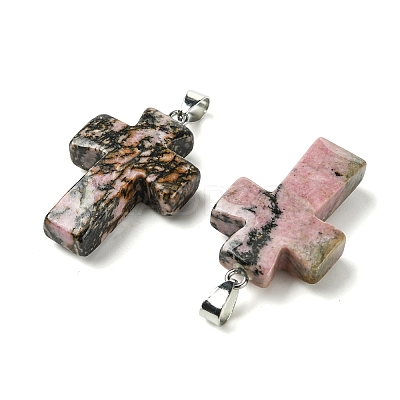 Natural Rhodonite Pendants GG-K002-11P-1