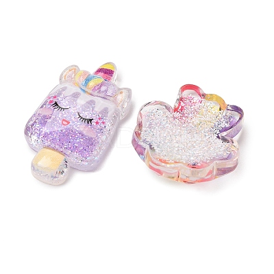 Ocean Epoxy Resin Cabochons RE-CBAE980-01-1
