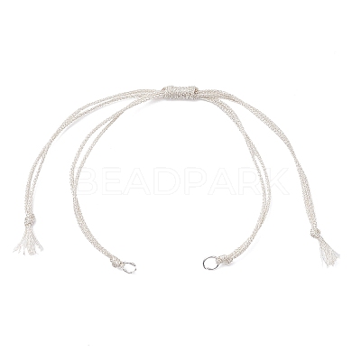 Polyester Cord Braided Bracelet Making AJEW-JB01377-01-1
