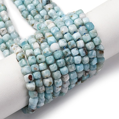 Natural Larimar Beads Strands G-F803-C01-03-1