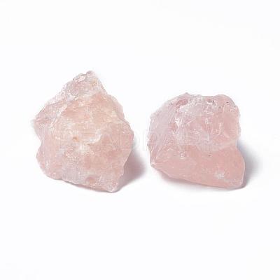 Rough Raw Natural Rose Quartz Beads G-F710-03-1