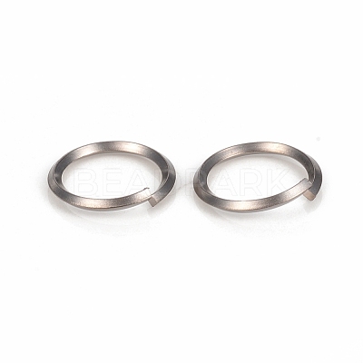 Non-Tarnish 304 Stainless Steel Open Jump Rings STAS-I150-07G-P-1