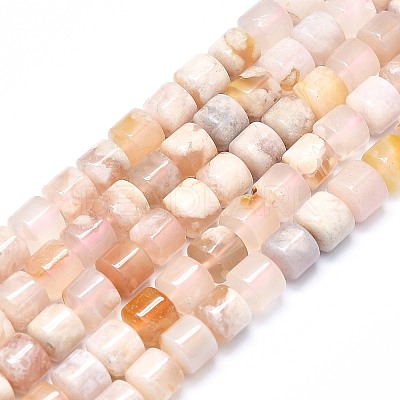Natural Cherry Blossom Agate Beads Strands G-F715-029-1