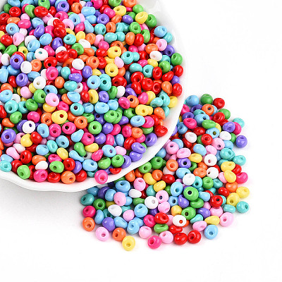6/0 Opaque Colours Glass Seed Beads SEED-N007-18C-1